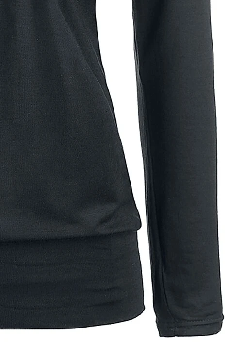 "Frail Shirt" Long-sleeve Shirt Black By Black Premium By EMP - Image 4