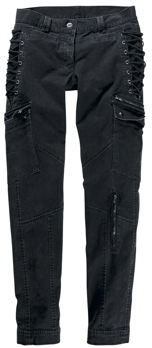 "Midnight Bondage" Jeans Black By Brandit - Image 2