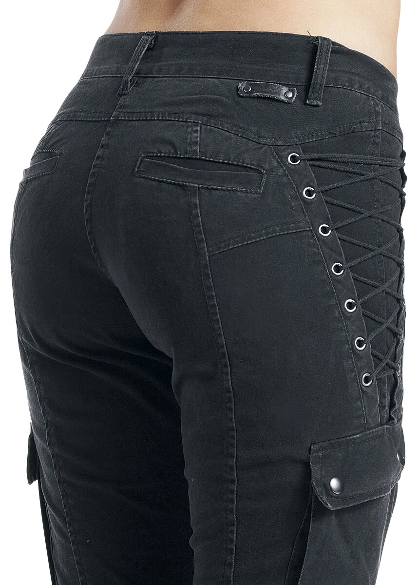 "Midnight Bondage" Jeans Black By Brandit - Image 4