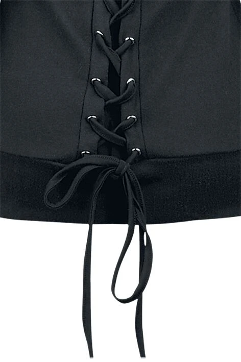 "Rest" Hooded Sweater Black By Vixxsin - Image 3