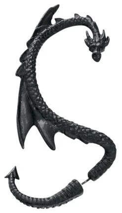 "The Dragon Lure" Ear Stud By Alchemy Gothic