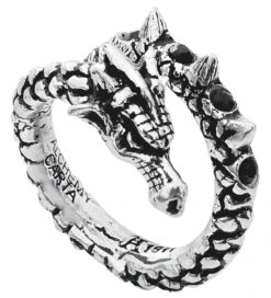 "Vis Viva" Ring Silver-coloured By Alchemy Gothic