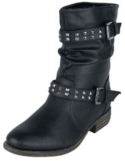 "Ladies Biker Boot" Boot Black By Brandit