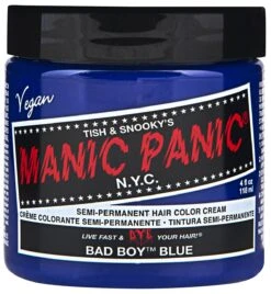 "Bad Boy Blue - Classic" Hair Dye Blue By Manic Panic