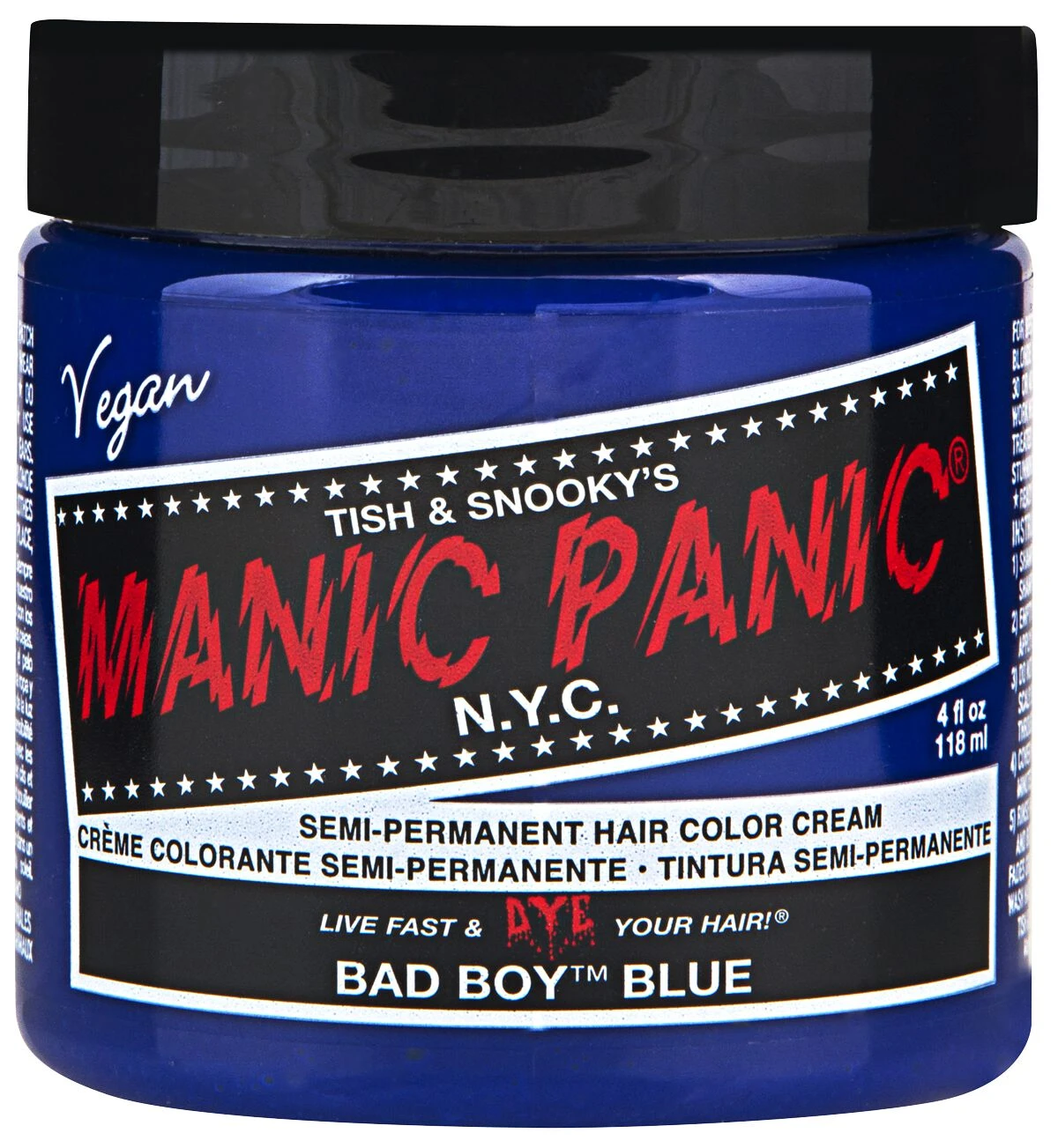 "Bad Boy Blue - Classic" Hair Dye Blue By Manic Panic