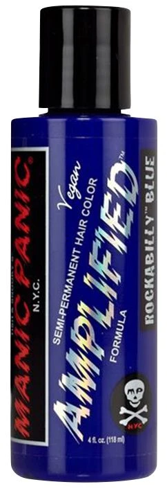 "Rockabilly Blue - Amplified" Hair Dye Blue By Manic Panic