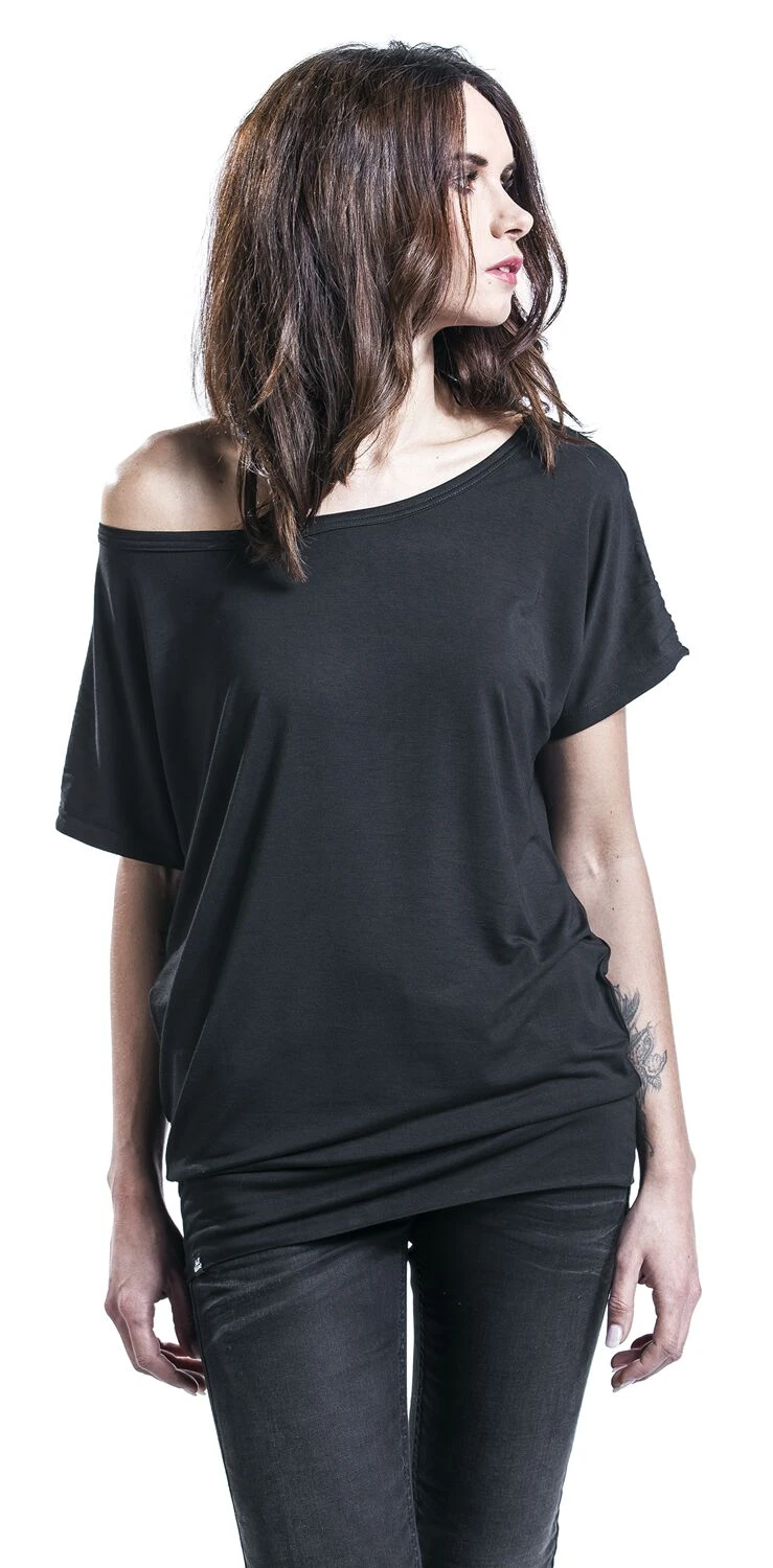 "Can You Read My Mind" T-Shirt Black By RED By EMP - Image 5