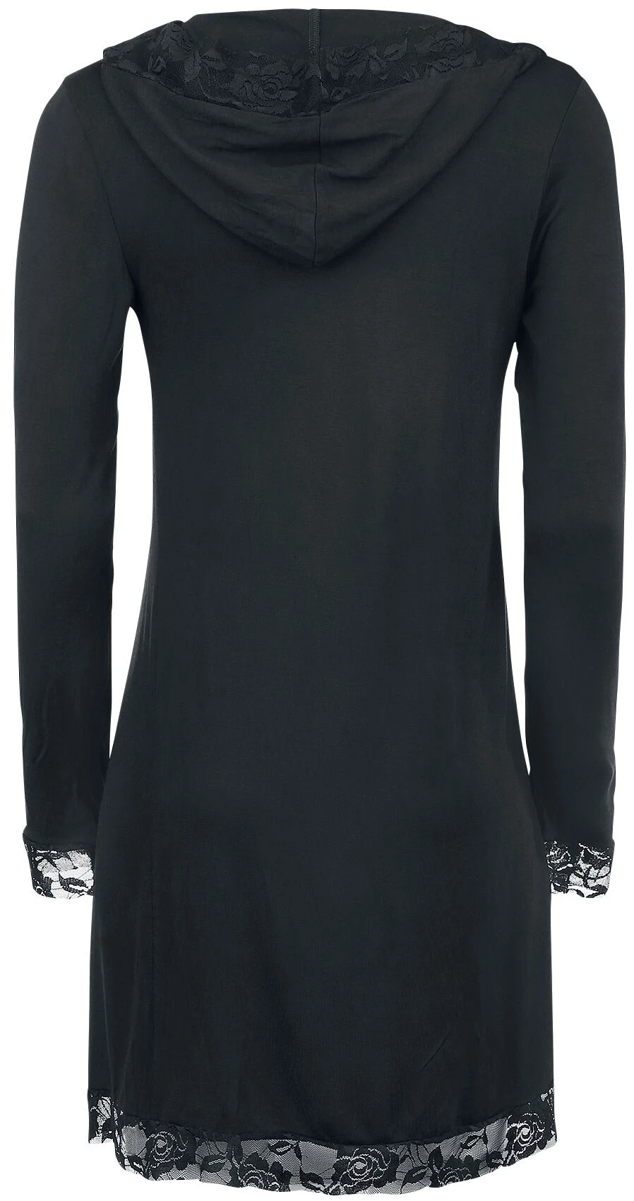 "Lace Cardigan" Cardigan Black By Gothicana By EMP - Image 2