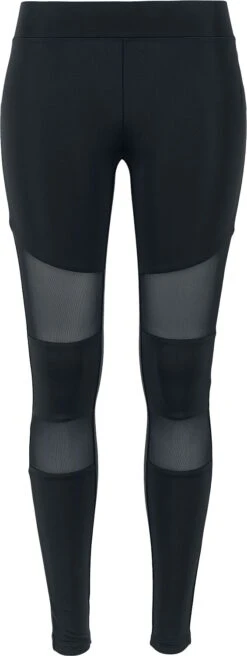 "Ladies Tech Mesh Leggings" Leggings Black By Urban Classics