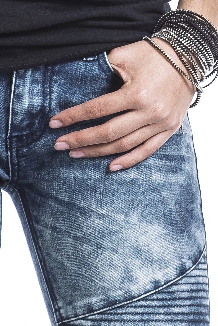 "Biker Trousers" Jeans Blue By RED By EMP - Image 3