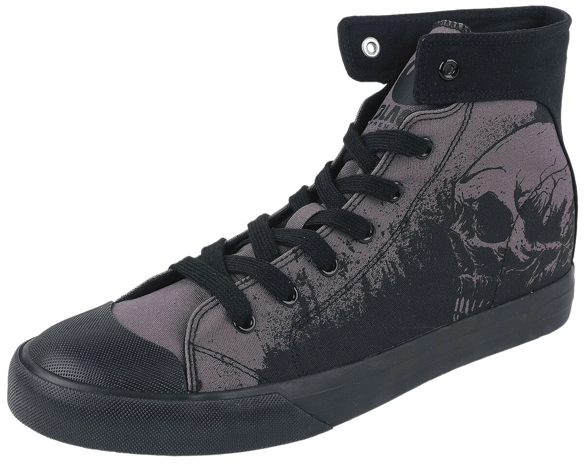 "Walk The Line" Sneakers High Grey By Black Premium By EMP