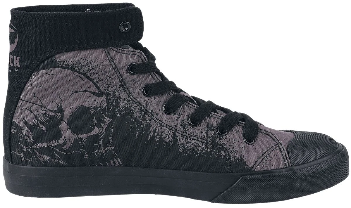 "Walk The Line" Sneakers High Grey By Black Premium By EMP - Image 3