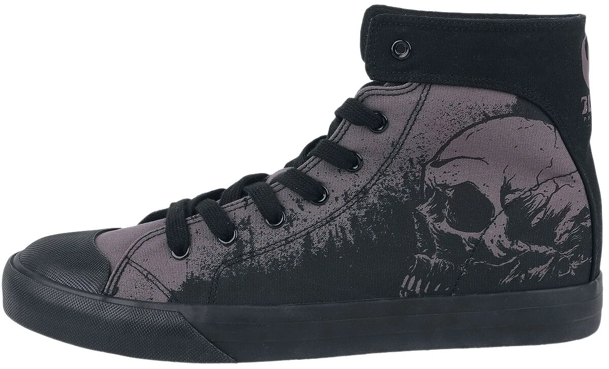 "Walk The Line" Sneakers High Grey By Black Premium By EMP - Image 4