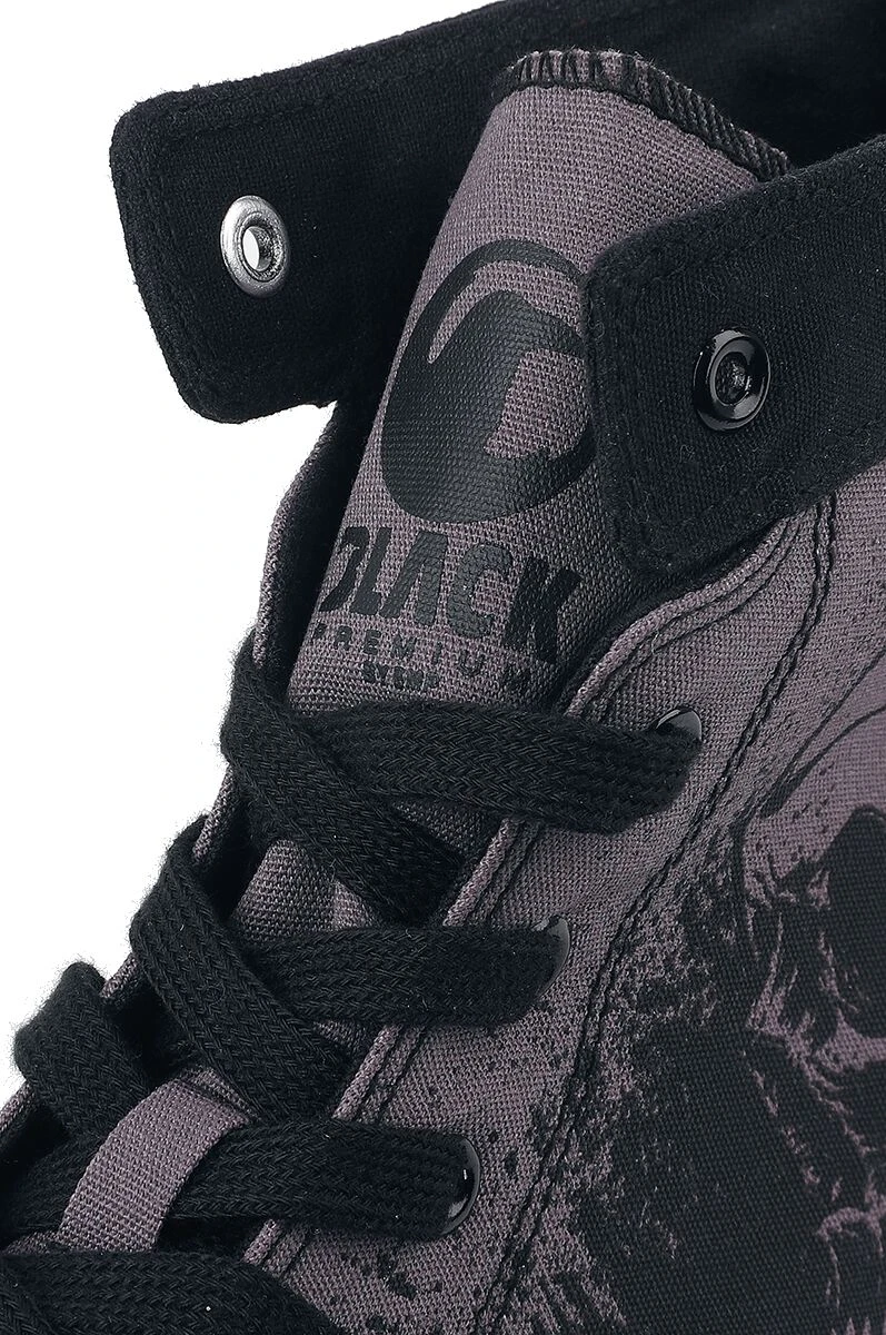 "Walk The Line" Sneakers High Grey By Black Premium By EMP - Image 7