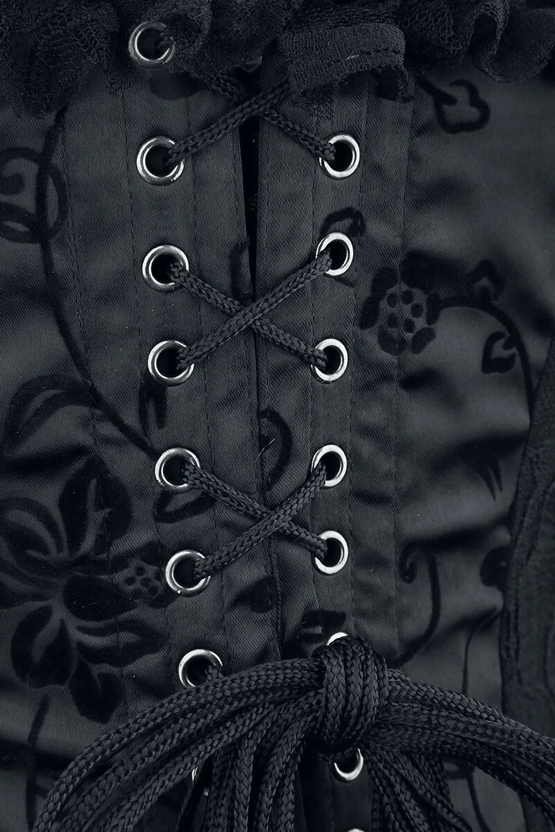 "Ophelie Dress" Long Dress Black By Burleska - Image 6