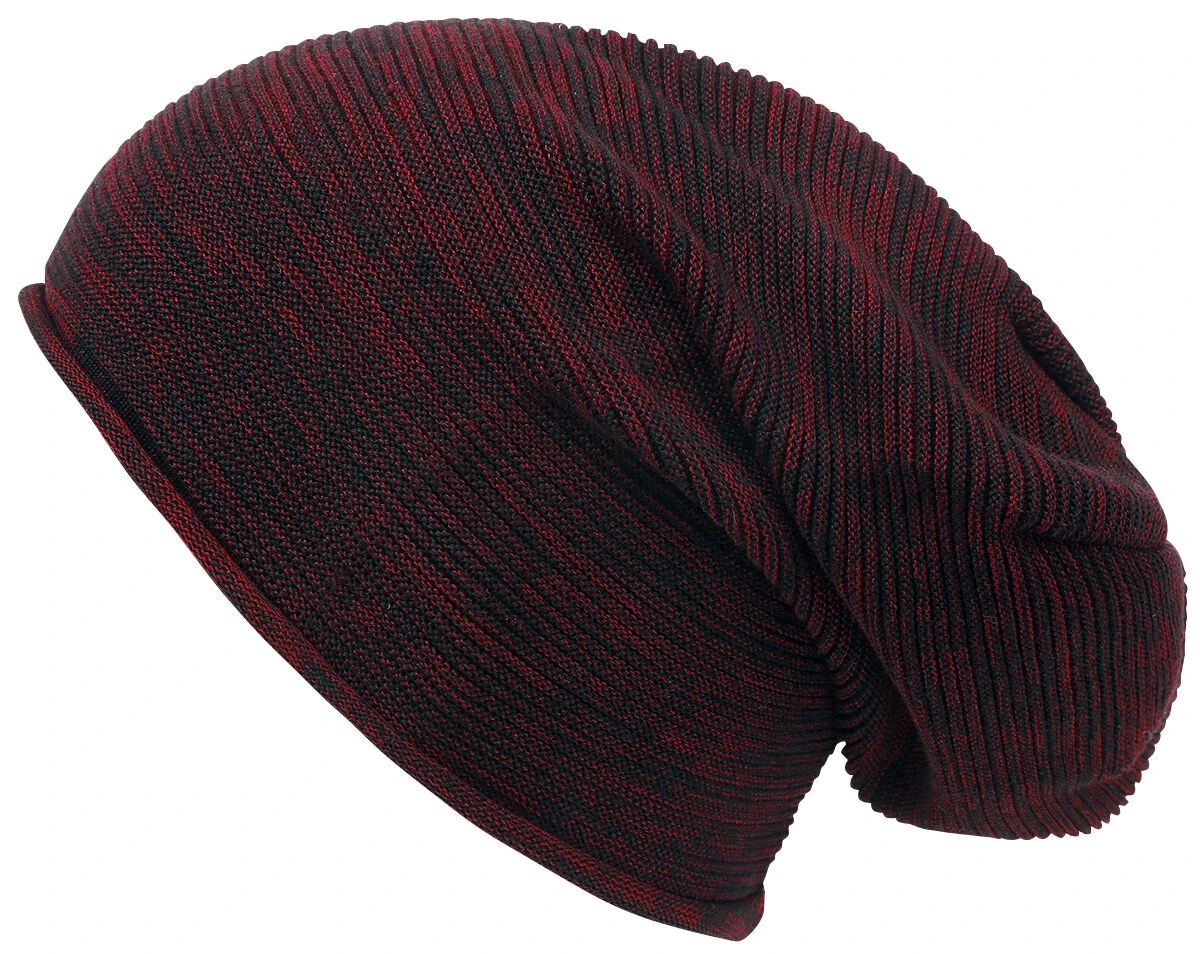 "Light Beanie" Beanie Black-bordeaux By Black Premium By EMP