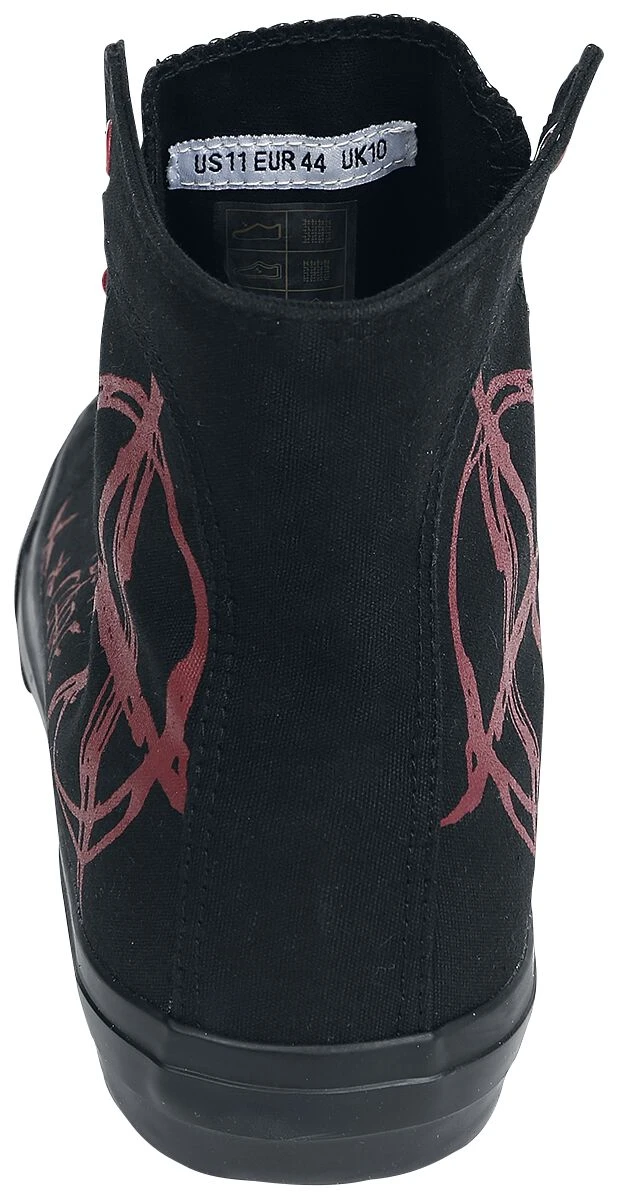 "Walk The Line" Sneakers High Black By RED By EMP - Image 2