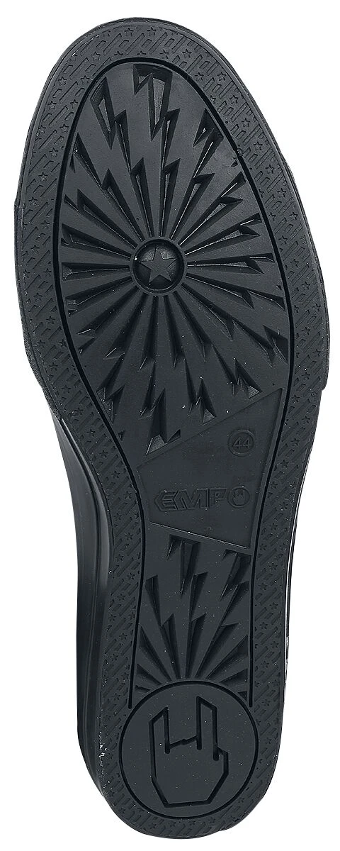 "Walk The Line" Sneakers High Black By RED By EMP - Image 3