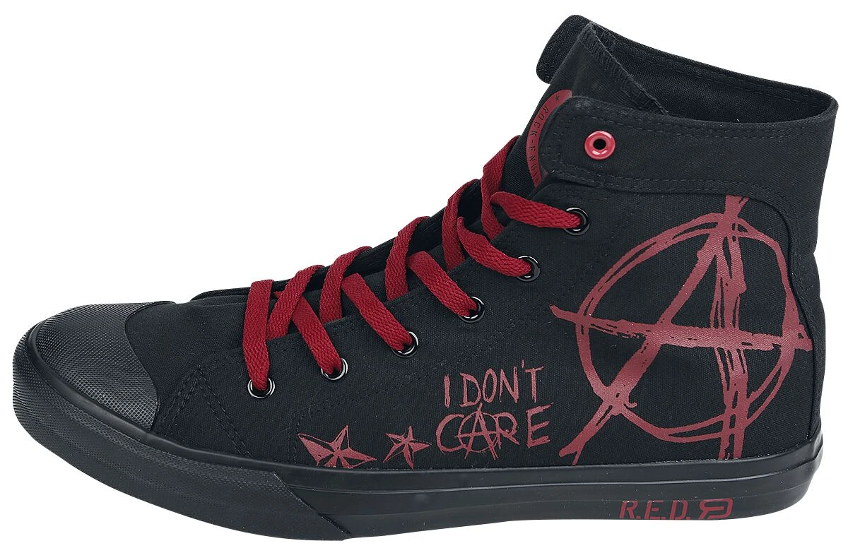 "Walk The Line" Sneakers High Black By RED By EMP - Image 5