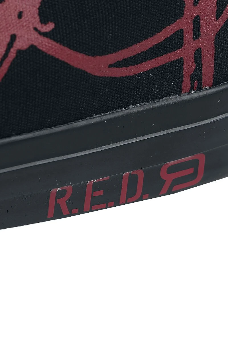 "Walk The Line" Sneakers High Black By RED By EMP - Image 9