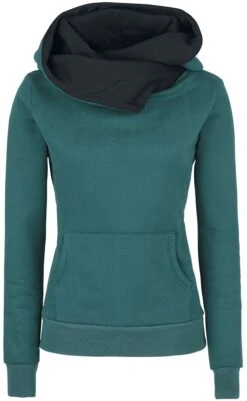 "Pentagram" Hooded Sweater Petrol By RED By EMP