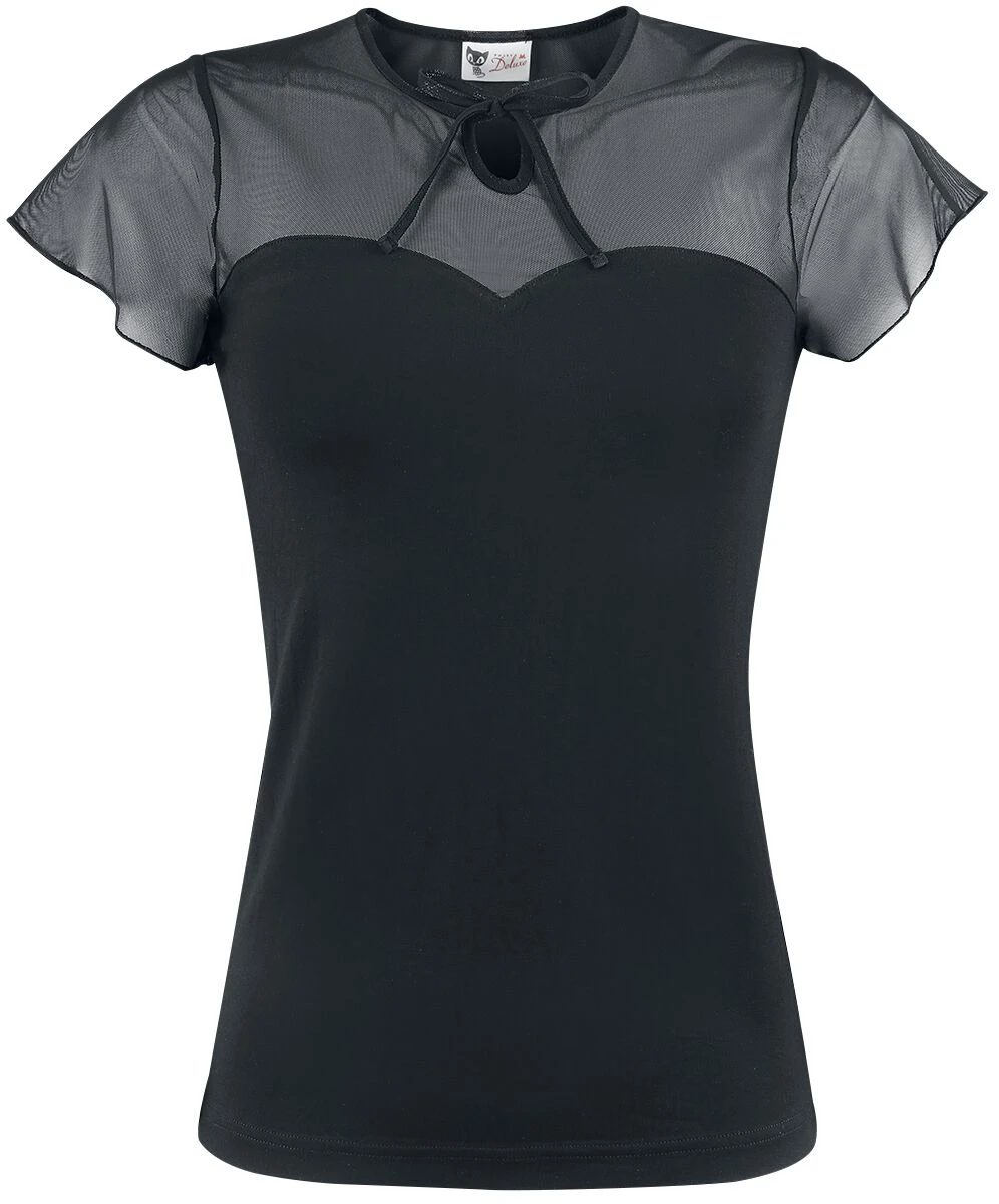 "Lovely Chic Shirt" T-Shirt Black By Pussy Deluxe