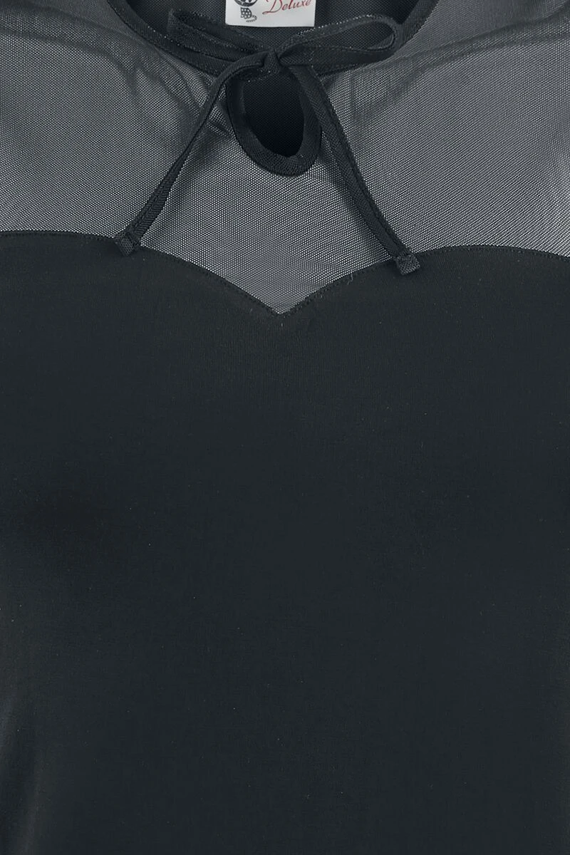 "Lovely Chic Shirt" T-Shirt Black By Pussy Deluxe - Image 3