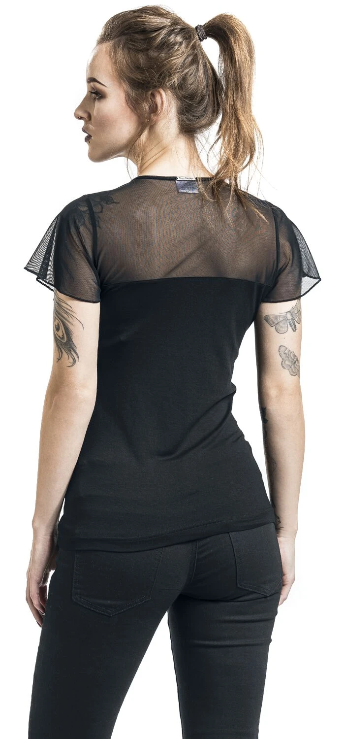 "Lovely Chic Shirt" T-Shirt Black By Pussy Deluxe - Image 5