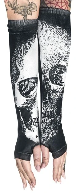 "Your Cuffs" Arm Warmers Black By Full Volume By EMP