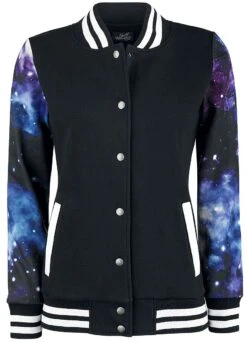 "College Kids" Varsity Jacket Black By Full Volume By EMP