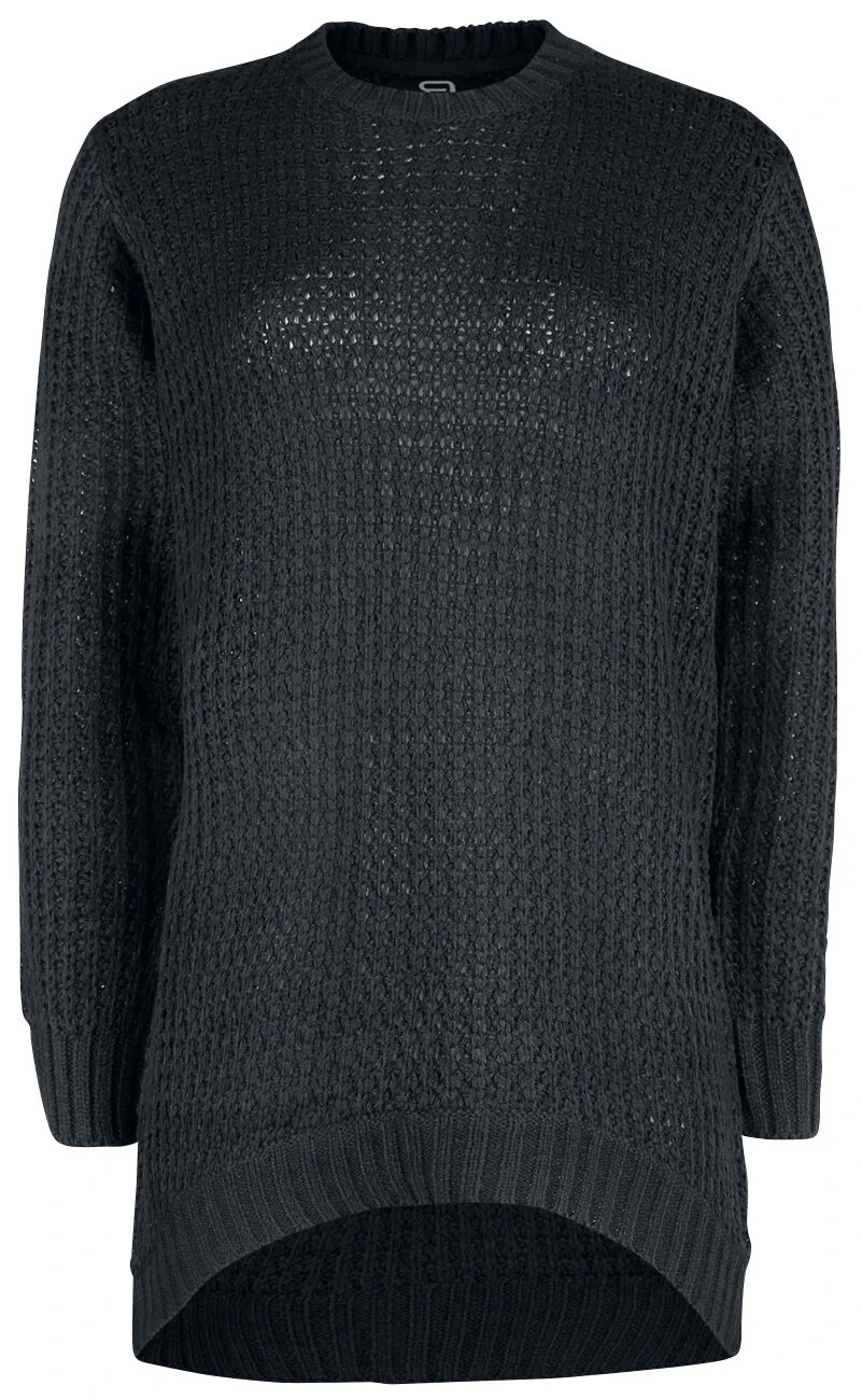 "Black Knitted Jumper" Knit Jumper Black By RED By EMP