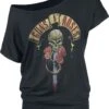 "Dripping Dagger" T-Shirt Black By Guns N' Roses