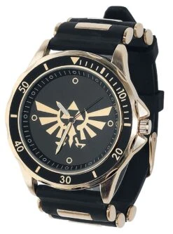 "Golden Triforce" Wristwatches Black-gold By The Legend Of Zelda