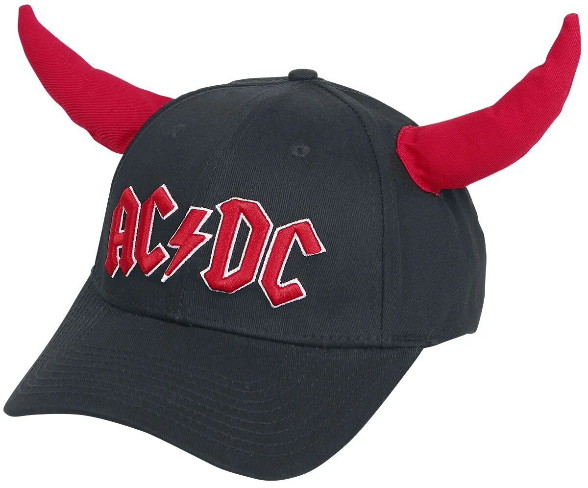 "Hells Bells - With Horn" Cap Black-red By AC/DC
