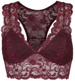 "You Could Be Mine" Bustier Burgundy By Black Premium By EMP