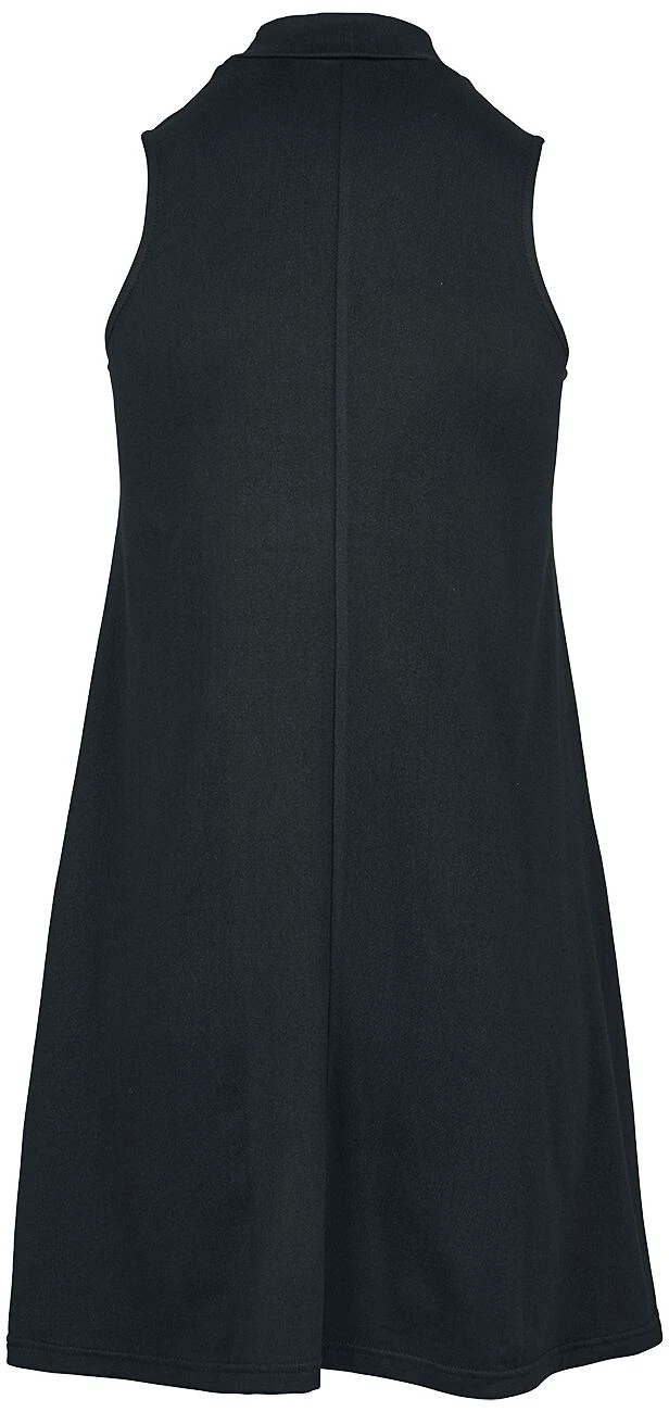 "Ladies A-Line Turtleneck Dress" Short Dress Black By Urban Classics - Image 2