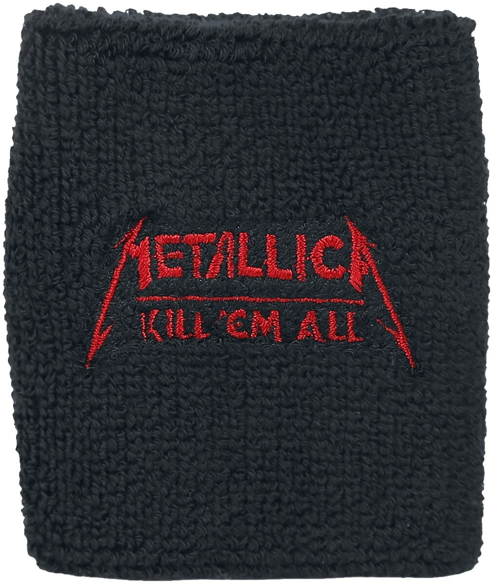 "Kill 'Em All - Wristband" Sweatband Black By Metallica