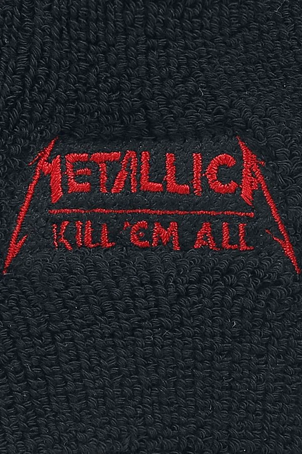 "Kill 'Em All - Wristband" Sweatband Black By Metallica - Image 3