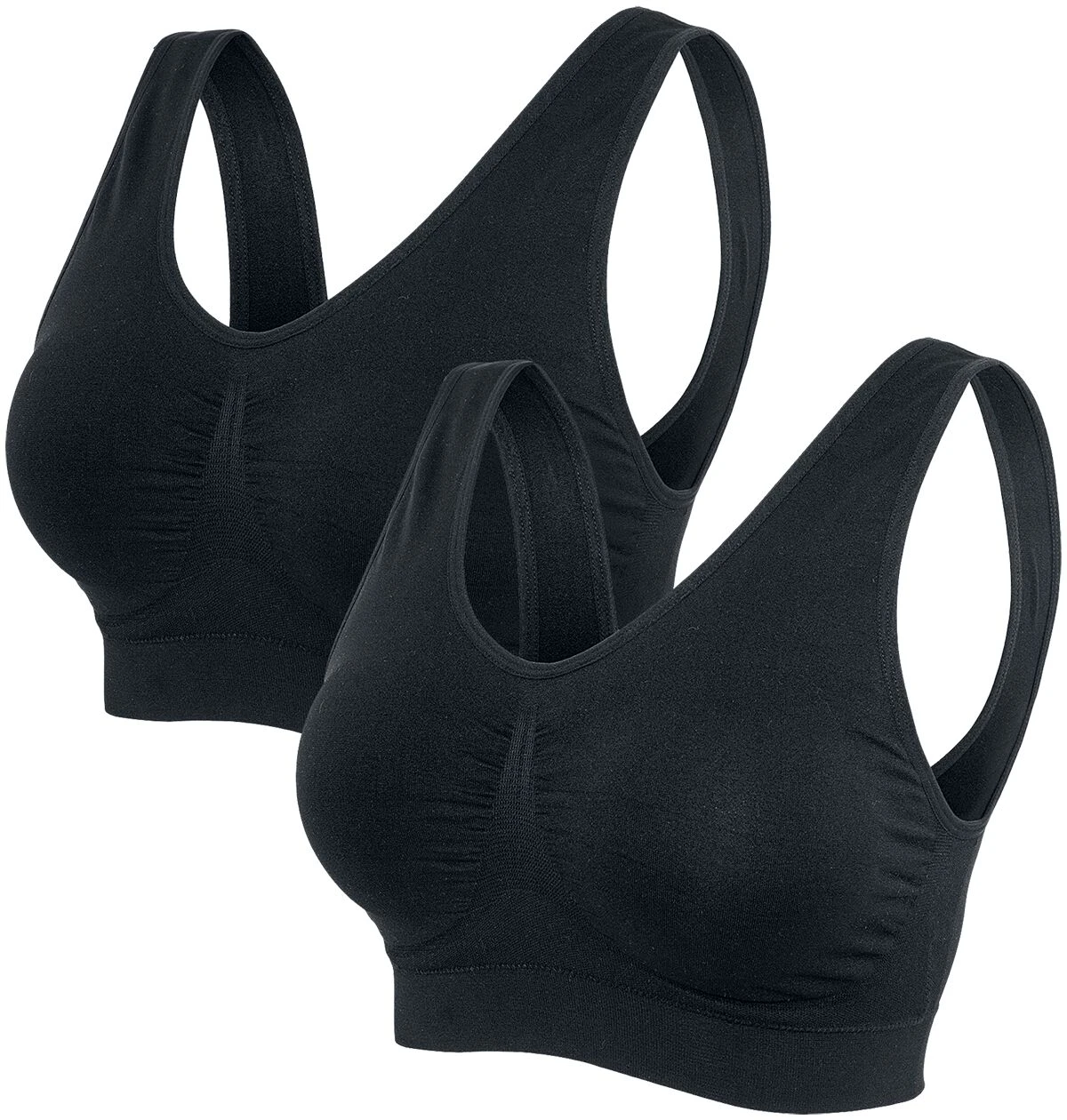 "Padded Sports Bra" Underwear Black By Urban Classics