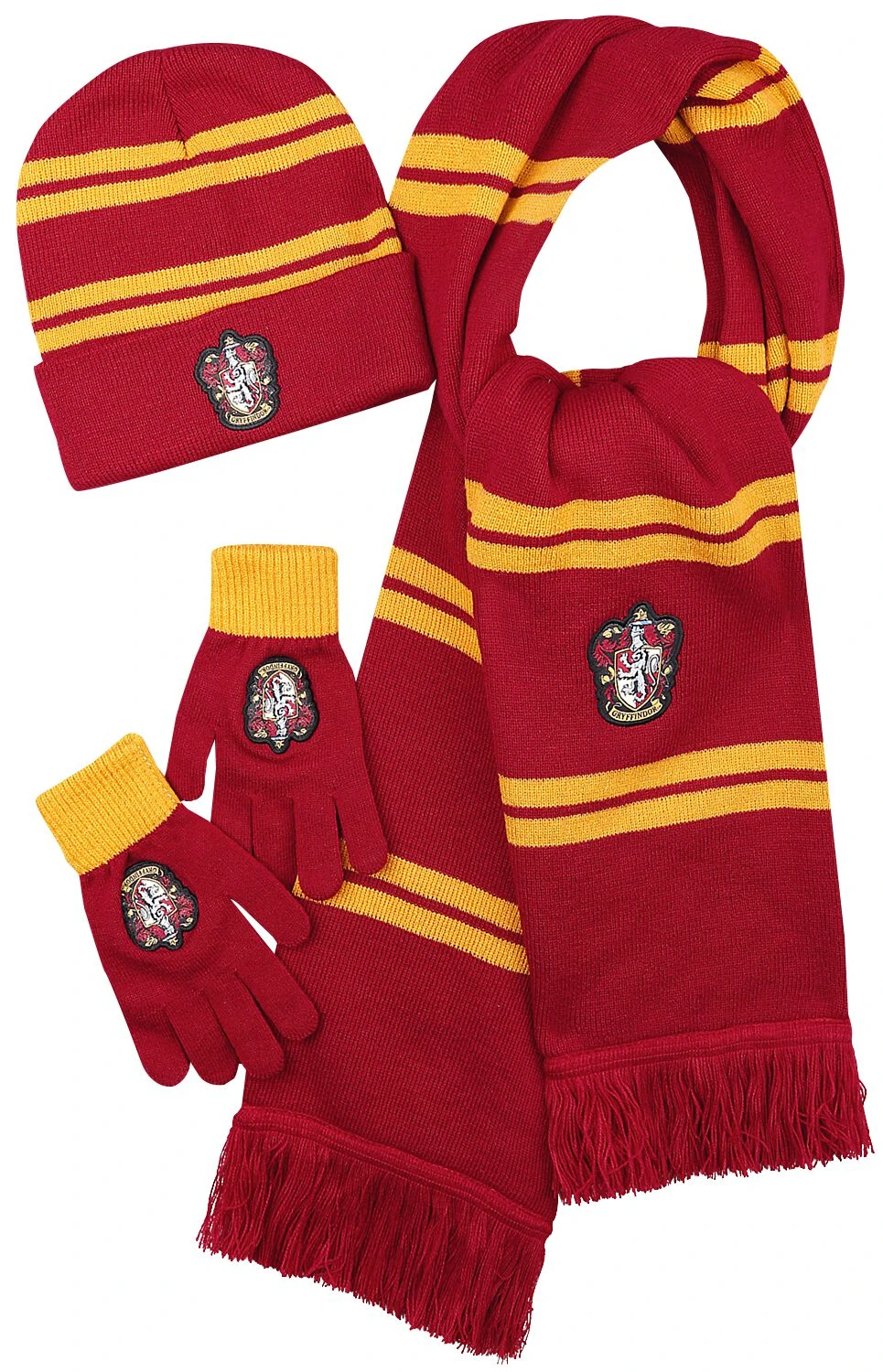 "Gryffindor - Winter Set" Scarf Red-yellow By Harry Potter