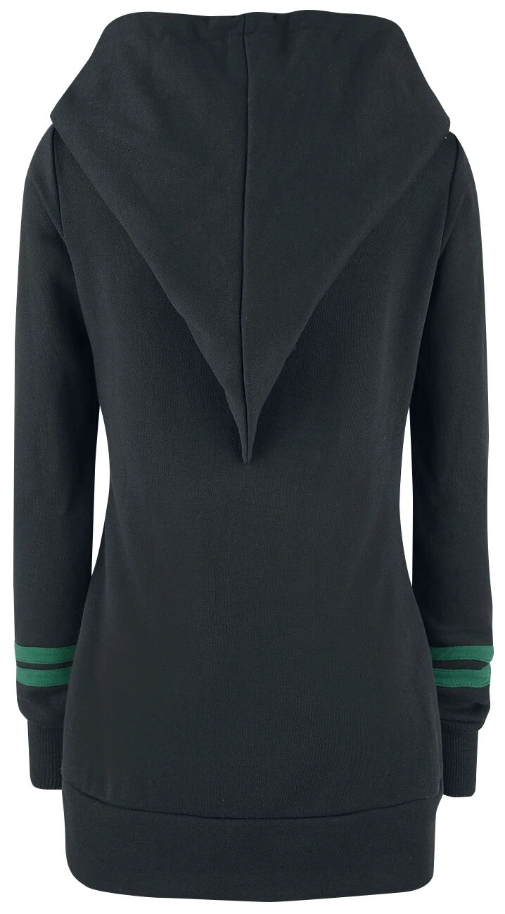 "Slytherin" Hooded Zip Black By Harry Potter - Image 2
