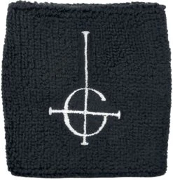 "Grucifix - Wristband" Sweatband Black By Ghost