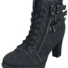 "Ivy" High Heel Black By Black Premium By EMP