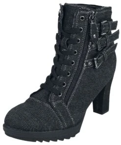 "Ivy" High Heel Black By Black Premium By EMP