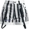 "Beetlejuice" Shorts Black-white By Beetlejuice