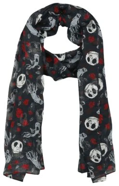 "Jack Skellington - Ghost & Roses" Cloth Multicolour By The Nightmare Before Christmas