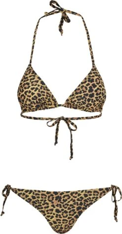 "Ladies Leo Bikini" Bikini Set Brown-black By Urban Classics