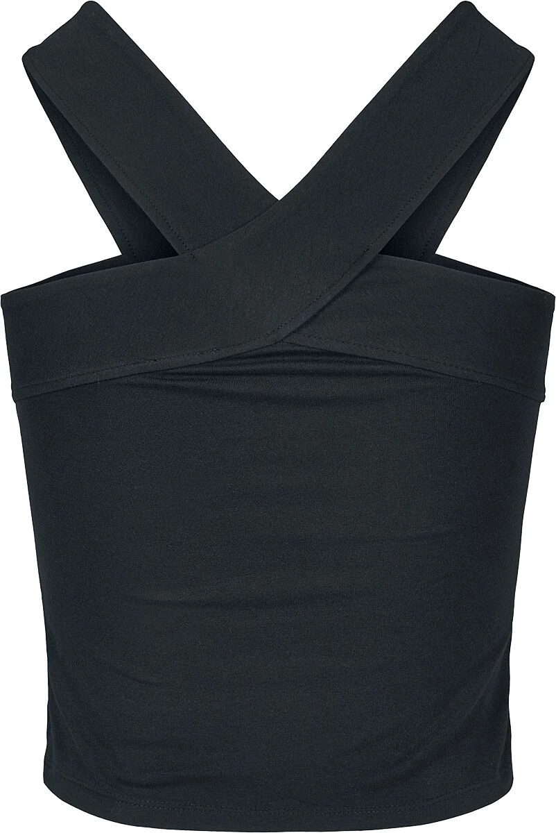 "Ladies Cross Top" Top Black By Urban Classics - Image 2