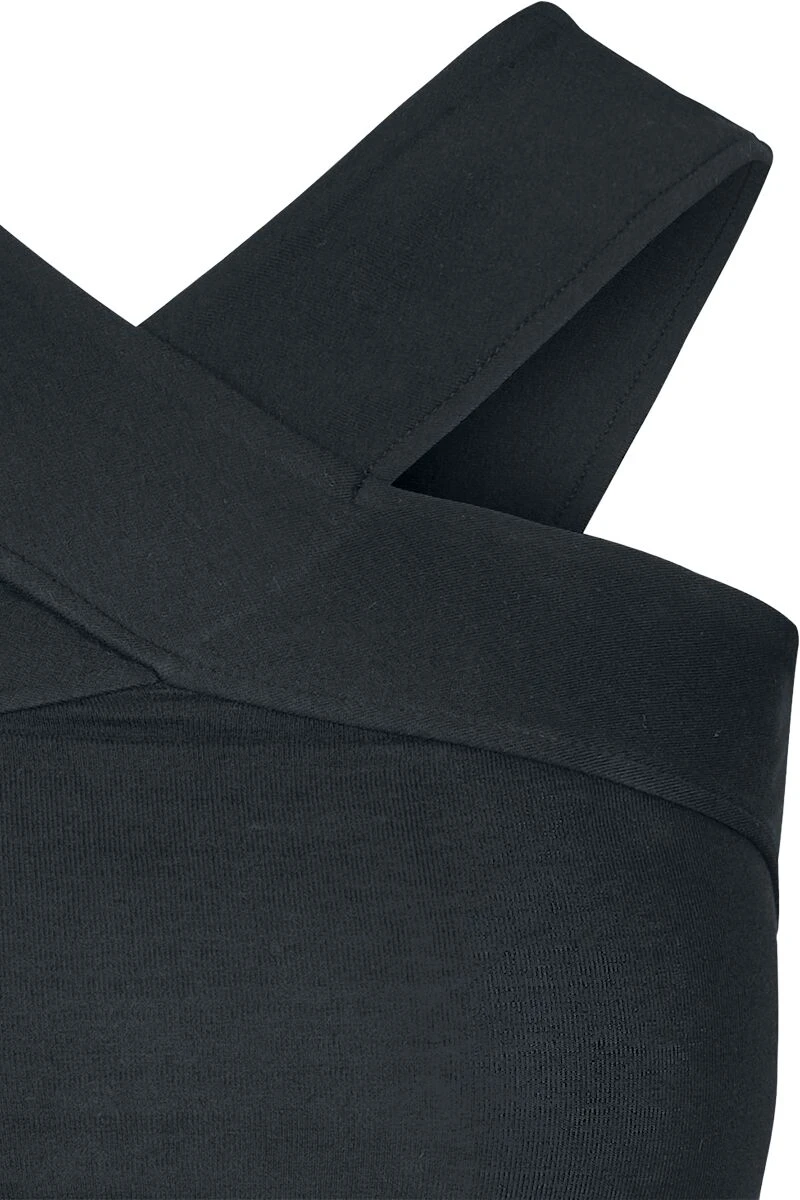 "Ladies Cross Top" Top Black By Urban Classics - Image 3