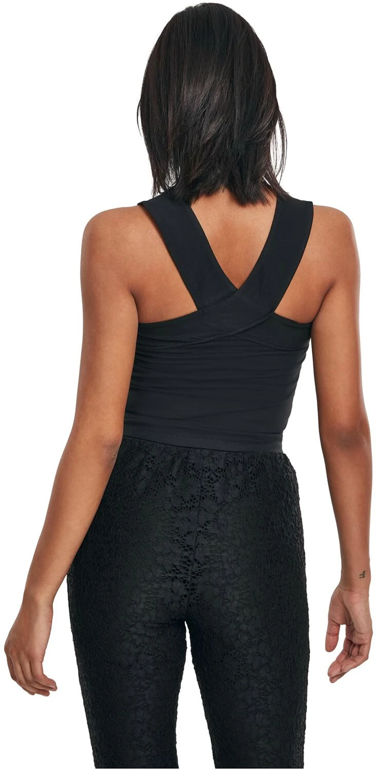 "Ladies Cross Top" Top Black By Urban Classics - Image 5